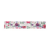 Bold Floral Einladungsbanderole (Flach)