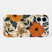 Bold Floral Geometry iPhone 16 Case Hülle (Rückseite (Horizontal))