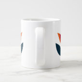 "Bold Floral Harmony" Jumbo-Tasse (Rückseite)