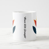 "Bold Floral Harmony" Jumbo-Tasse (Vorderseite)