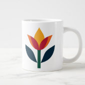 "Bold Floral Harmony" Jumbo-Tasse (Rechts)