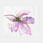 Bold Floral IV Fleecedecke (Vorderseite (Horizontal))