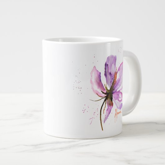 Bold Floral IV Jumbo-Tasse (Vorderseite Rechts)