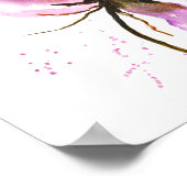 Bold Floral IV Poster (Ecke)