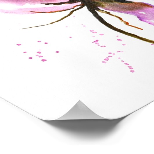 Bold Floral IV Poster (Ecke)