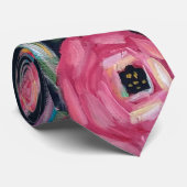 Bold Floral Krawatte (Gerollt)