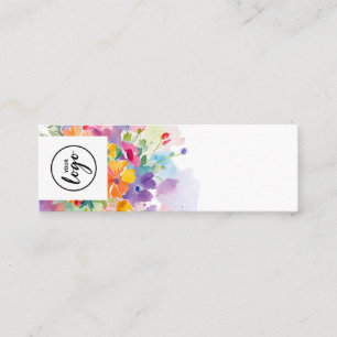 Bold Floral Perfume Tester Mini Visitenkarte