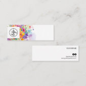Bold Floral Perfume Tester Mini Visitenkarte (Vorne/Hinten)