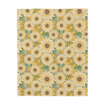 Bold Floral Yellow Sonnenblume Garten
