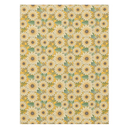 Bold Floral Yellow Sonnenblume Garten Tischdecke
