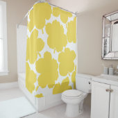 Bold Florals Monochrome Lebendig Duschvorhang (Beispiel)
