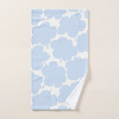 Bold Florals Monochrome Powder Blue Badhandtuch Set (Handtuch)