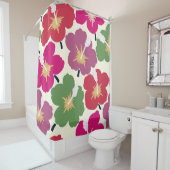 Bold Florals Multicolored Duschvorhang (Beispiel)