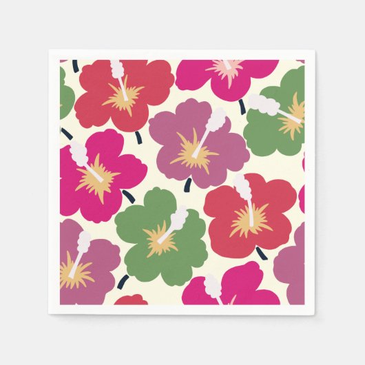 Bold Florals Multicolored Serviette (Vorderseite)