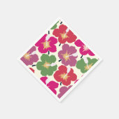 Bold Florals Multicolored Serviette (Ecke)