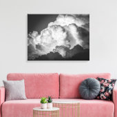 Bold Fluffy Clouds Leinwand Art Print (Insitu (Wohnzimmer))