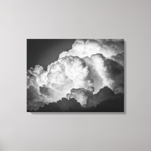 Bold Fluffy Clouds Leinwand Art Print