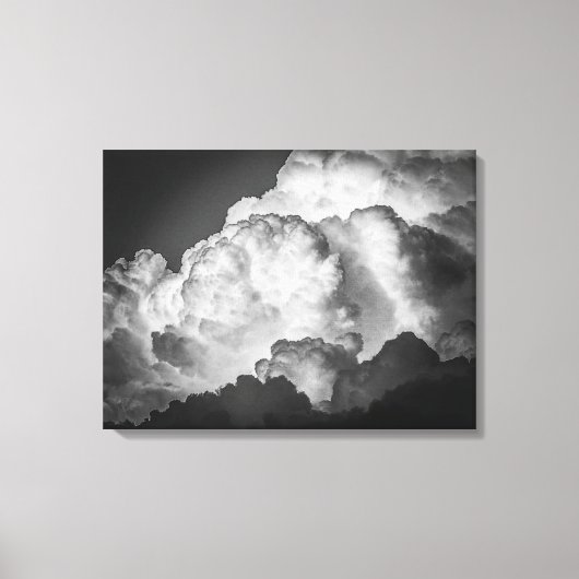 Bold Fluffy Clouds Leinwand Art Print (Vorderseite)
