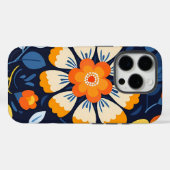 Bold Folk Art Blume Case-Mate iPhone Hülle (Rückseite (Horizontal))
