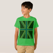 Bold Forest Green Union Jack T-Shirt (Vorne ganz)