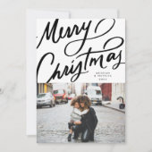 Bold Fun Hand Briefe frohe Weihnachten (Vorderseite)