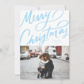 Bold Fun Hand Briefe frohe Weihnachten (Vorderseite)