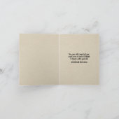 Bold Funky farbful Floral Dark Chic Danke (Innenseite)