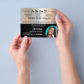 Bold & Funky Metal Real Anwesen Mietwagen Postkart Flyer (Gruppe)