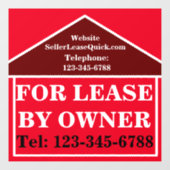 BOLD FÜR DAS LEBEN DURCH EIGENTÜMER, EIGENTÜMER, R FENSTERAUFKLEBER (Blatt)