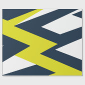 Bold Geometric Abstrakt Pattern Geschenkpapier (Flach)