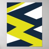 Bold Geometric Abstrakt Pattern Poster (Vorne)