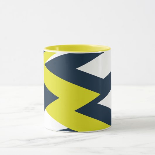 Bold Geometric Abstrakt Pattern Tasse (Zentrum)