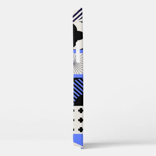 Bold Geometric Bauhaus Retrofuturistische Muster Case-Mate iPhone Hülle (Rückseite / Rechts)