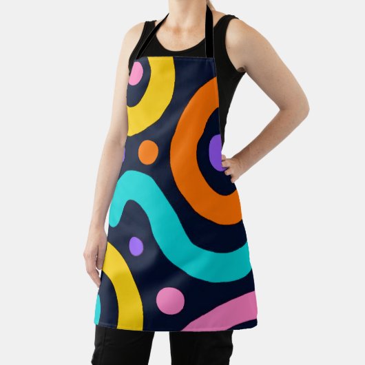 Bold Geometric Circles Schürze (InSitu)