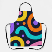 Bold Geometric Circles Schürze (Vorderseite)