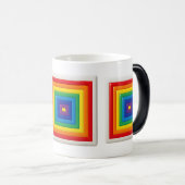 Bold Geometric Color Block  Verwandlungstasse (VorderseiteRechts)