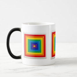 Bold Geometric Color Block Verwandlungstasse