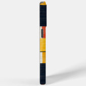 Bold Geometric Grid - Rot, Gelb und Schwarz Case-Mate iPhone Hülle (Rückseite / Rechts)