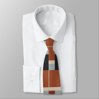 Bold Geometric Neck Tie Krawatte