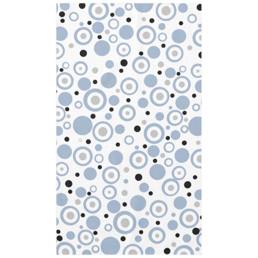 Bold Geometric Slate Blue Tischdecke (Vorderseite)