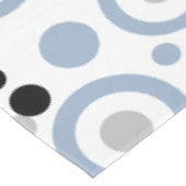 Bold Geometric Slate Blue Tischdecke (Schrägansicht)