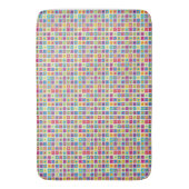 Bold Geometric Tiles Badematte (Vorderseite Vertikal)