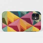 Bold Geometric Triangle Pattern IPhone Case (Rückseite (Horizontal))