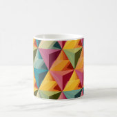 Bold Geometric Triangle Pattern  Kaffeetasse (Mittel)