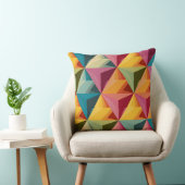 Bold Geometric Triangle Pattern  Kissen (Stuhl )