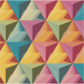 Bold Geometric Triangle Pattern Sticker (Vorderseite)