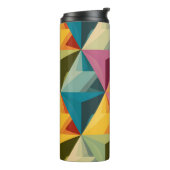 Bold Geometric Triangle Pattern  Thermosbecher (Nach links gedreht)