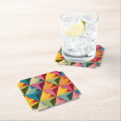 Bold Geometric Triangle Pattern  Untersetzer (Vor Ort)