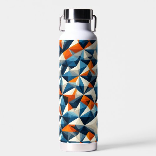 Bold Geometric Triangle Trinkflasche (Vorne)