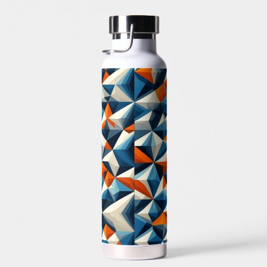 Bold Geometric Triangle Trinkflasche (Rechts)